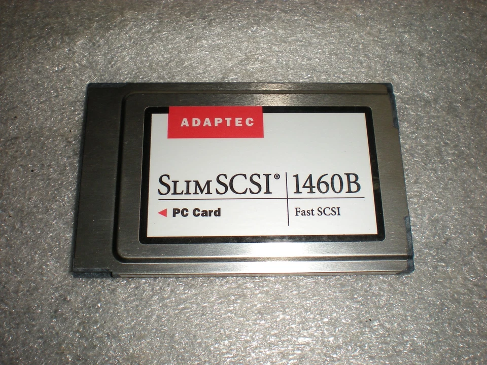 ADAPTEC 1680800 SLIMSCSI 1460B FAST SCSI PC CARD ONLY NO CABLE - Image 1 of 4