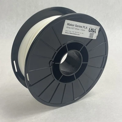 Maker Series PLA Hot White PLA 1.75mm Filament - Image 1 of 4