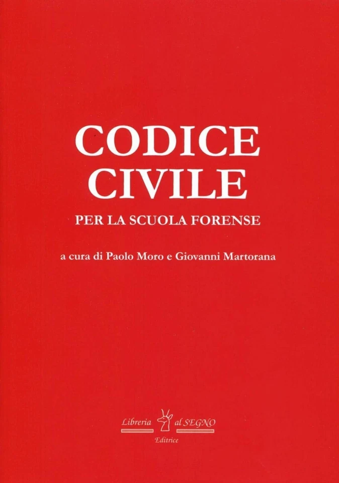 G. Martorana P. Moro Codice civile per la scuola forense (Paperback) - Image 1 of 1