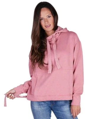 Moletom Charles River Apparel feminino com capuz estilo Laconia 5153 tamanho médio - Imagem 1 de 4