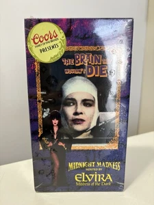The Brain That Wouldn't Die VHS Midnight Madness Elvira Coors New Factory Sealed - Picture 1 of 4