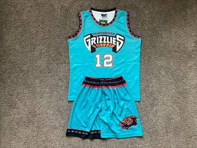 Youth Ja Morant High-Quality Jersey Shorts Grizzlies Basketball 2T thru 14-16 - Image 1 of 2