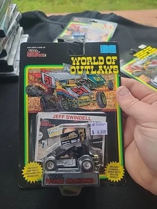 1993 RC Jeff Swindell 1/64 Scale Die Cast #7 Sprint Car With Card NIB CR000061 - Picture 1 of 2
