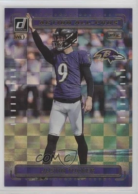 2022 Panini Donruss Action All-Pros Justin Tucker #AP-20 - Image 1 of 2