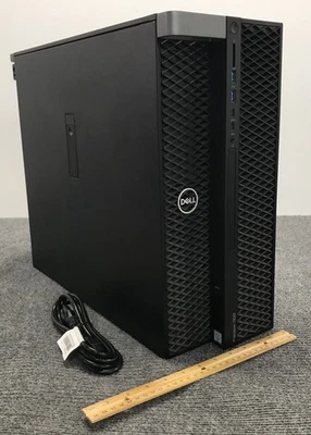 Computadora de escritorio Dell Precision 7820 plateada 4110 32 GB RAM 256 GB SSD + 2 TB HDD con cable de alimentación Foto 1 de 4