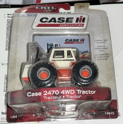 Tractor ERTL Case 2470 4x4 con dobles alrededor 1/64 Foto 1 de 3