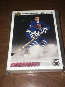 LOT OF 50 - 1991-91 UPPER DECK VALERI KAMENSKY Rookie FRENCH RC CARD #273 - MINT - Bild 1 von 1