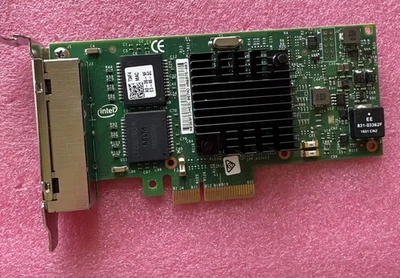 Intel i350-T4 4-Port 1GbE PCIe Network Adapter ✅SFF Low Profile✅Dell ✅ - Image 1 of 4