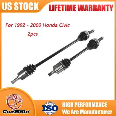 Par de ejes delanteros CV para Honda Civic 1992-2000 Foto 1 de 4