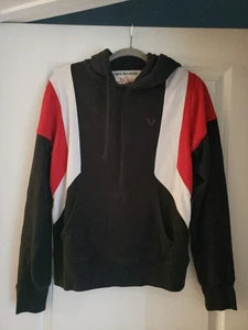 Sudadera con Capucha True Religion World Tour Para Hombre Pequeña S Roja Negra Blanca - Imagen 1 de 8