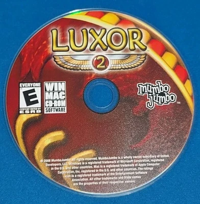 Luxor 2 (PC Windows/Mac, 2006) Mumbo Jumbo Disc Only Tested and Plays great -FUN - Image 1 of 2