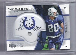 2004 Sweet Spot FB Ben Hartsock Colts Rookie Signatures Autograph Card #302/699 - Picture 1 of 2