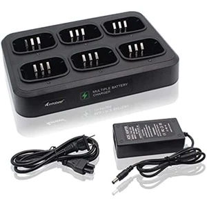 6-Way Charger for TYT MD380 MD380 MD-UV380 MD380U MD-380V MD-380GPS Retevis RT3 - Picture 1 of 7