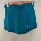 Women's Nike Dri Fit Teal Shorts Built in Compressions Size Small