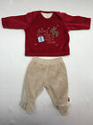 NEW BABY (UP TO 10LB) MOTHERCARE CHRISTMAS 2 PIECE OUTFIT - IMMACULATE