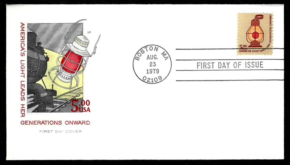 USA SCOTT # 1612, HF HOUSE OF FARNAM FDC COVER OF 1979 LANTERN, AMERICANA SERIES - Image 1 of 1