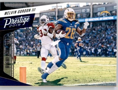 2019 Prestige Highlight Reel Melvin Gordon NFL Insert PWE Chargers - Image 1 of 2