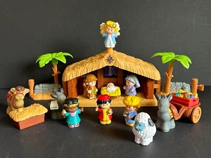 Fisher Price Little People A Christmas Story Nativity Set Complete Light & Music - Picture 1 of 15