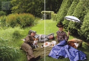 2012 Annie Leibovitz Natalia Vodianova House of Mirth 18-page MAGAZINE EDITORIAL - Picture 1 of 9