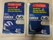 EIGHT (8) Rubbermaid NEW Vacuum Bags F&G EUREKA WHITE-WESTINGHOUSE VIP1020
