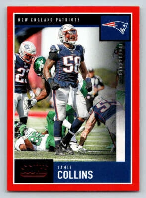 2020 Score Autographs Red Zone #27 Jamie Collins 20 (ref 174729) - Image 1 of 2