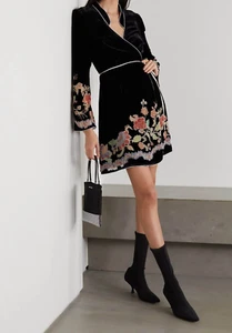 RIXO Floral Iris Mini Dress size S - Picture 1 of 8