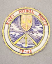 U.S. Navy River Patrol Force, Task Force 116 - original 5 3/4" patch, Asian made