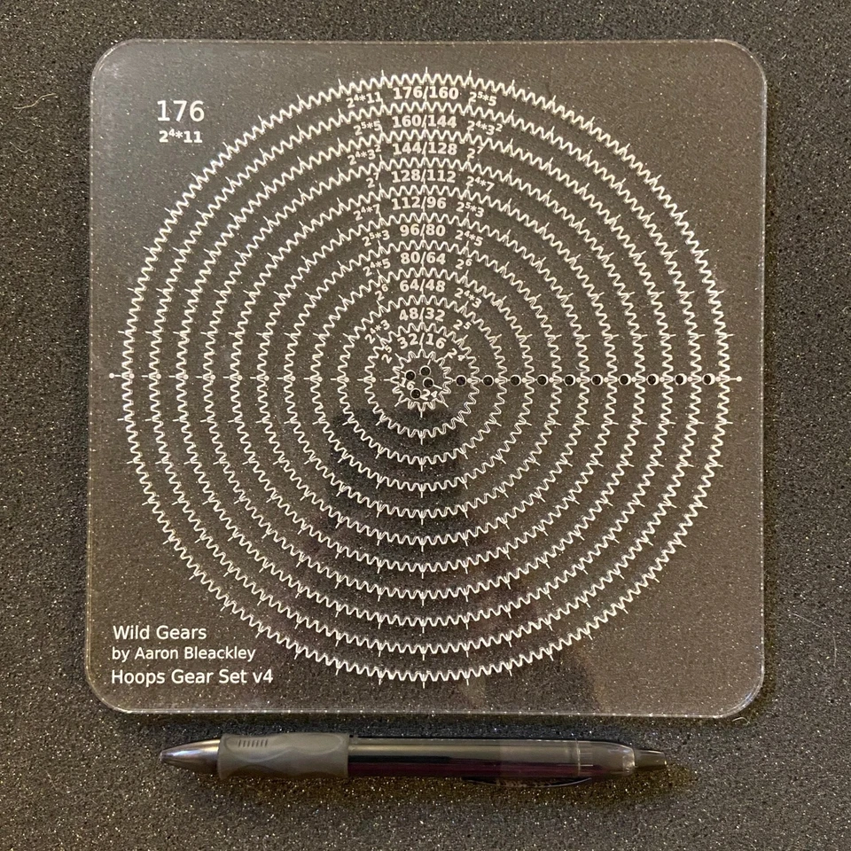 Wild Gears HOOPS Set von Aaron Bleakley - Spirographen für Erwachsene!