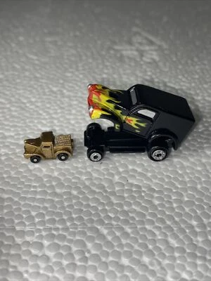 Micro Machines Insiders '41 Willys Van w/ Gold Pickup Galoob 1989 Rare Vintage - Image 1 of 4