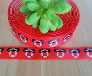 7/8" (1 YD) Disney Cruise Line Grosgrain Ribbon Mickey Mouse DCL Captain Sailing - Picture 1 of 2