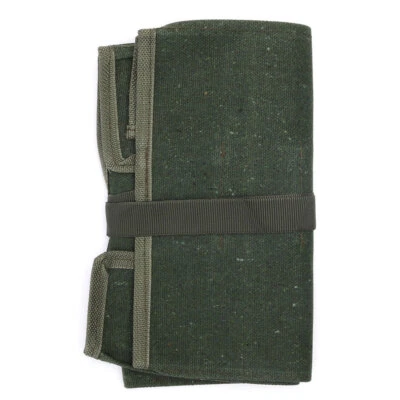 10Pockets Canvas Spanner Wrench Tool Roll Up storage bag Organizer Pouches Case* - Image 1 of 4