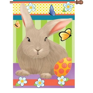 Hip Hop Pascua Casa Conejo Bandera Tamaño (22"" x 44"" Aprox) PR 52748 - Imagen 1 de 1