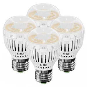 4-Pack 12W 1600lm LED Light Bulb 5000K Clear White A15 Energy Saving Home Bulb - Picture 1 of 8