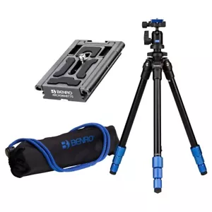 Benro TSL08AN00ACS70 Slim Tripod Kit - Aluminum w/additional ArcaSmart70 plate - Picture 1 of 4