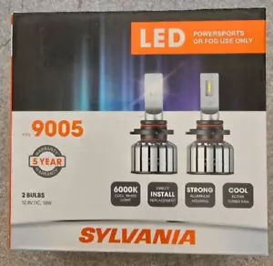 SYLVANIA 9005 LED Powersports or Fog Use Only Bulbs 2 Pack - Picture 1 of 2