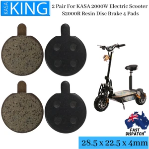 2 Pair Resin Disc Brake 4Pads For KASA 2000W Electric Scooter S2000R - Picture 1 of 9