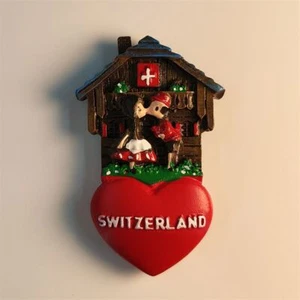 Suiza Pareja Nevera Imán Refrigerador Adhesivo Decoración Hogar Resina Recuerdo - Imagen 1 de 4