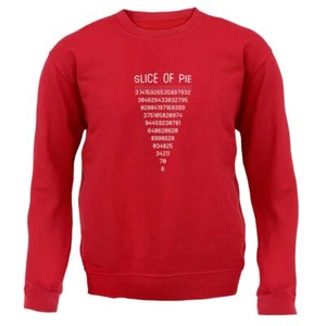 Slice Of Pi - Kids Hoodie / Sweater - Pie Maths Mathematics Nerd Geek Math 3.14 - Picture 1 of 20