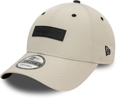 Officiel Mclaren Automobile 9Forty Caoutchouc Logo Patch Pierre Baseball De Gris - Photo 1/4