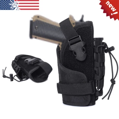 Universal Tactical Gun Holster with Mag Pouch Concealed Carry Pistol IWB OWB - Image 1 of 4