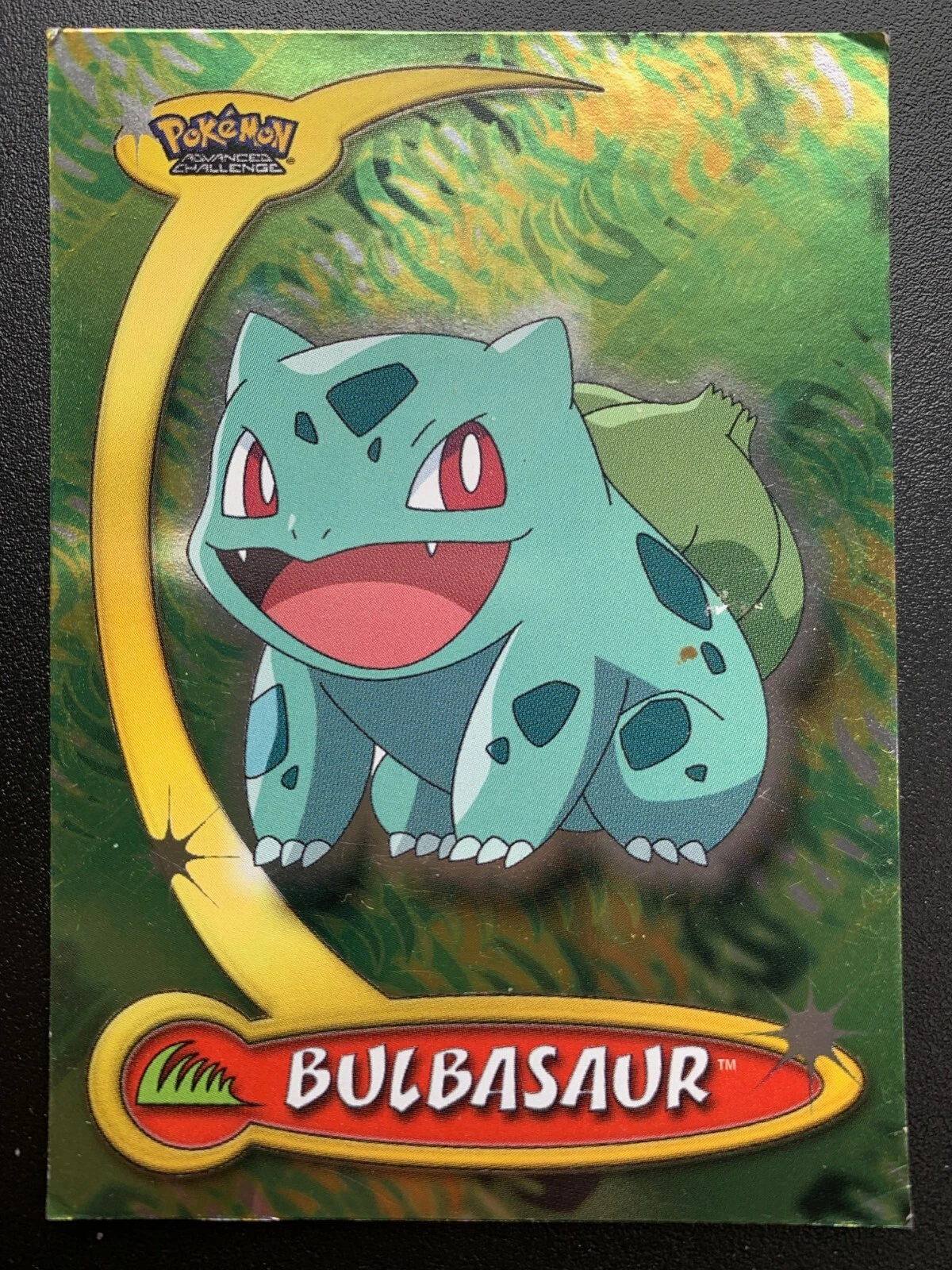 Bulbasaur #11 Foil Pokemon Topps Advanced Challenge 2004 Lightly Played LP