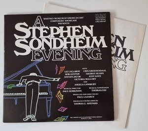 A STEPHEN SONDHEIM EVENING Original cast 1983 US RCA RED SEAL 2LP NEAR MINT - Picture 1 of 2