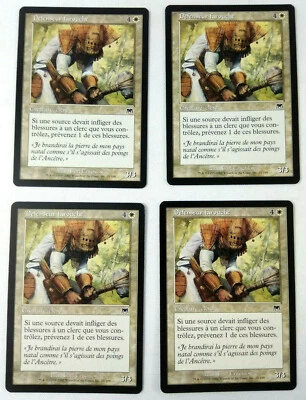 MTG Magic Playset 4x Defender Savage Daunting Gore French Version Condition EXC - Image 1 of 2