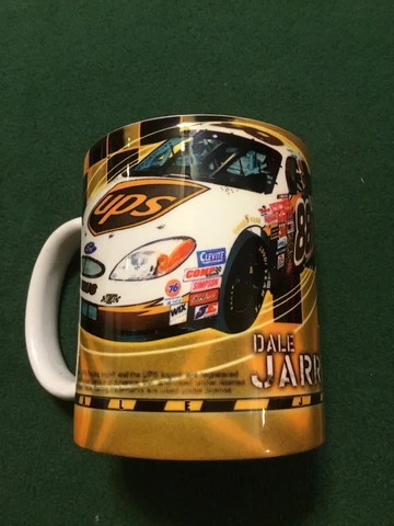 Dale Jarrett #88 UPS Nascar Ceramic Coffee Mug Cover
