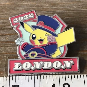 2022 Pokémon Pikachu London Souvenir Pin Badge ~M9~ - Picture 1 of 3
