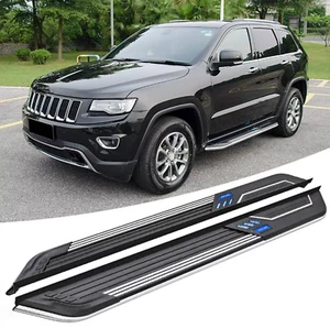 2 Stück für Jeep Grand Cherokee 2011-2021 Trittbrett Seitenschritte Nervenleiste - Bild 1 von 6