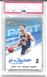 2018 Panini Absolute Past Autos Level 2 KENNY WALKER #PA-KSW PSA 9 MINT #'D/25