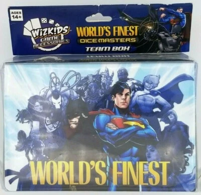 Caja de equipo famoso del mundo de Dice Masters DC Comics sellada de fábrica sin impresión Foto 1 de 2