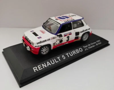 Renault 5 Turbo Tour De Corse 1982 Thérier 1/43 IXO Vetrina Box - Immagine 1 di 2
