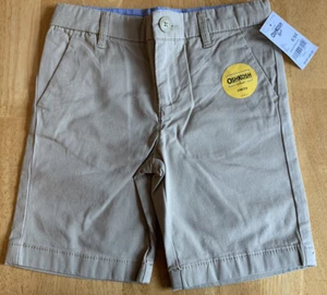 NEW! Osh Kosh School Shorts. Stretch Kids Tan Size 6/6X-CL - Picture 1 of 4